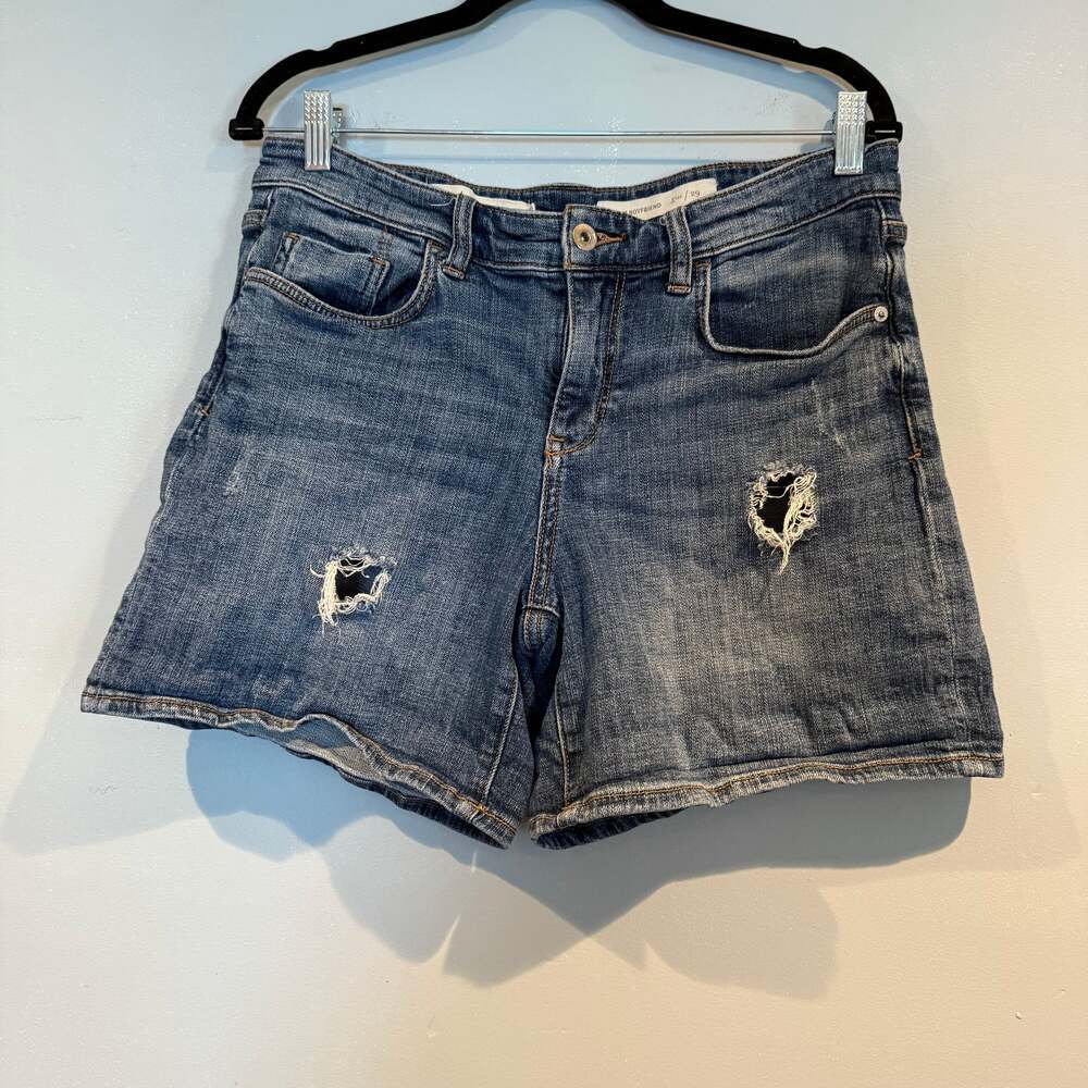 Anthropologie Pilcro Slim Boyfriend Jean Shorts Size 29